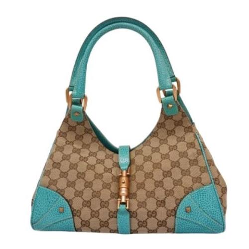 Pre-owned Canvas gucci-bags Gucci Vintage , Beige , Dames