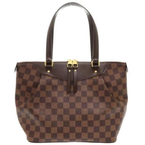 Pre-owned Canvas shoulder-bags Louis Vuitton Vintage , Brown , Dames