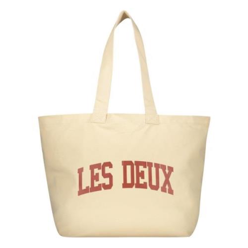 Canvas Tote Tas Les Deux , Beige , Heren