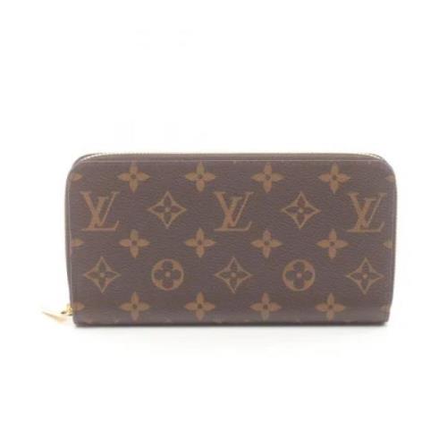 Pre-owned Coated canvas wallets Louis Vuitton Vintage , Brown , Dames