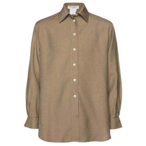 Pre-owned Fabric tops Dior Vintage , Brown , Heren