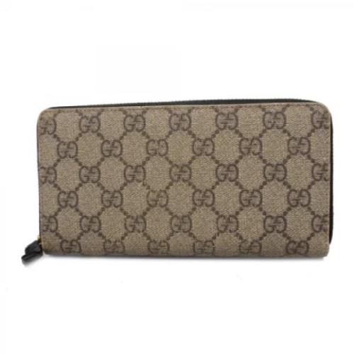 Pre-owned Plastic wallets Gucci Vintage , Brown , Dames