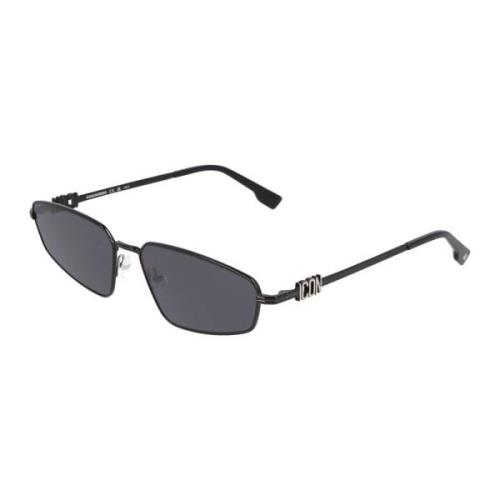 Icon Zonnebril Metaal Onregelmatige Vorm Dsquared2 , Black , Unisex