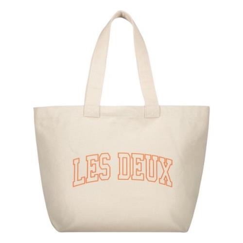 Canvas tas met binnenzak Les Deux , Beige , Heren