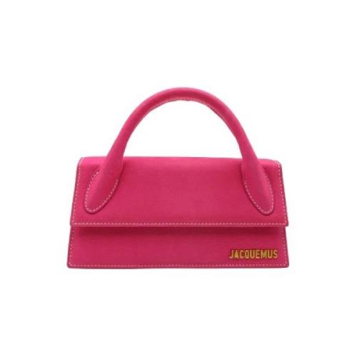 Pre-owned Leather handbags Jacquemus Pre-owned , Pink , Dames