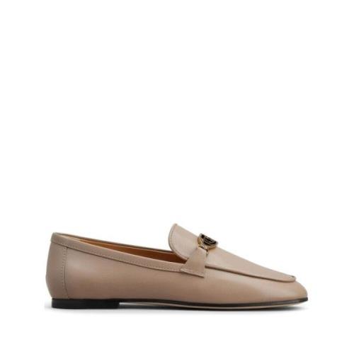 Beige Leren Instap Schoenen Tod's , Beige , Dames