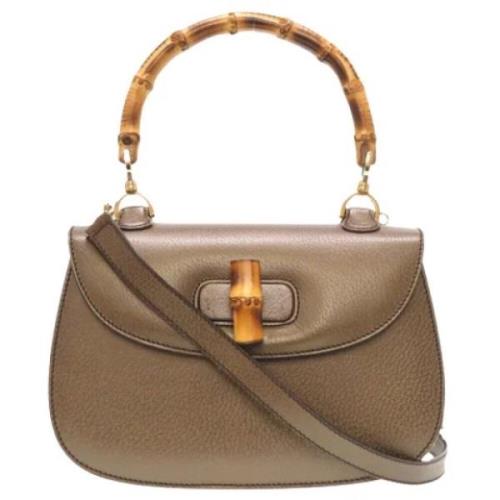 Pre-owned Canvas gucci-bags Gucci Vintage , Brown , Dames