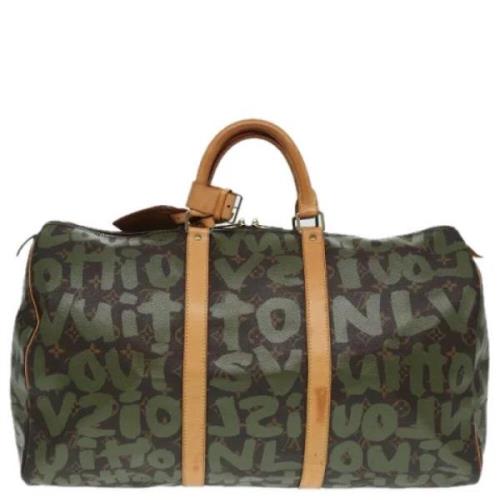 Pre-owned Canvas travel-bags Louis Vuitton Vintage , Brown , Dames