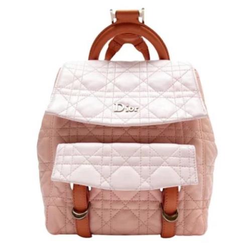 Pre-owned Leather dior-bags Dior Vintage , Pink , Dames