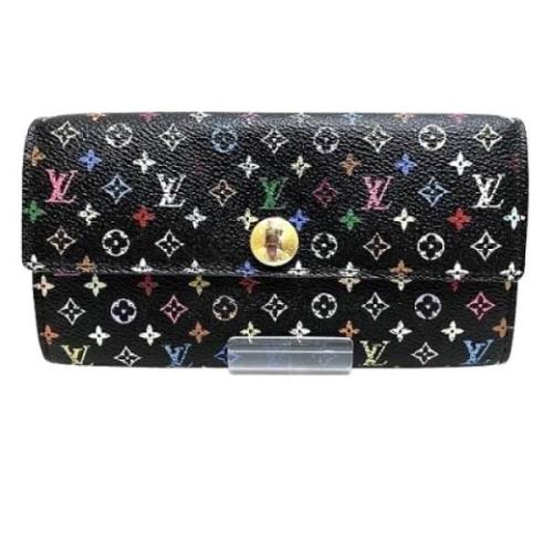 Pre-owned Fabric wallets Louis Vuitton Vintage , Black , Dames