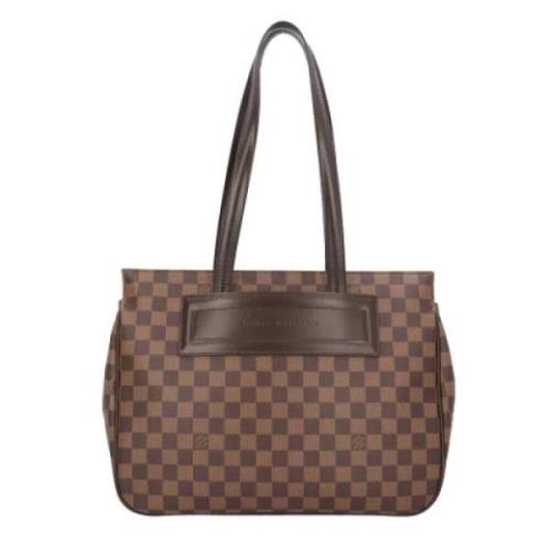 Pre-owned Canvas louis-vuitton-bags Louis Vuitton Vintage , Brown , Da...