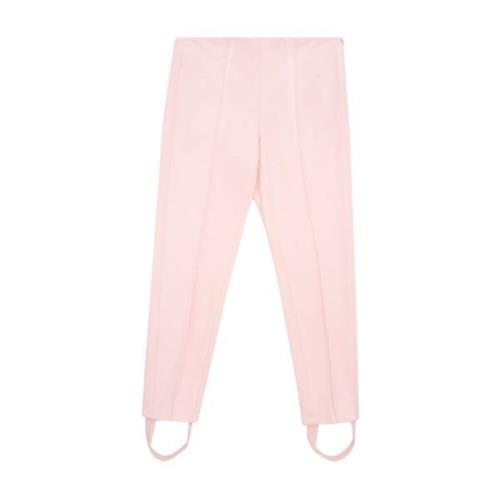 Roze Viscose Jodhpurs Stijl Broek Lardini , Pink , Dames