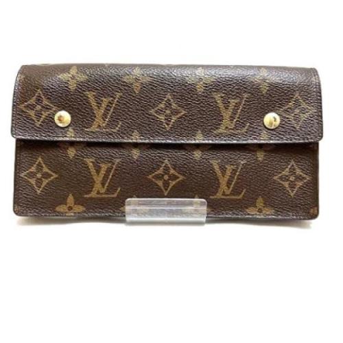 Pre-owned Fabric wallets Louis Vuitton Vintage , Brown , Heren