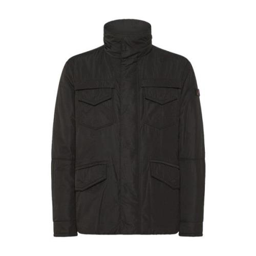 Urban Field Jacket met Strepen Peuterey , Black , Heren