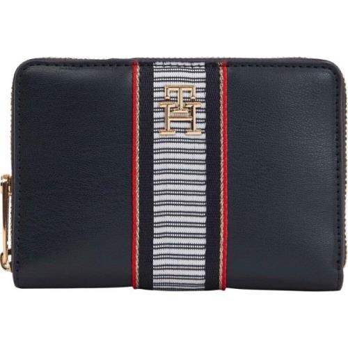 Ritsportemonnee Frisse Stijl Tommy Hilfiger , Blue , Dames