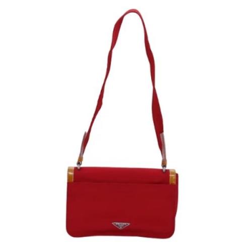 Pre-owned Canvas prada-bags Prada Vintage , Red , Dames