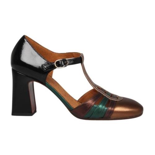 Leren pumps met gespsluiting Chie Mihara , Multicolor , Dames