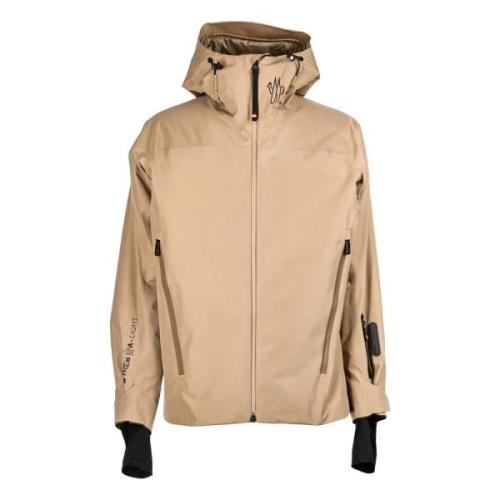 Stijlvolle Grenoble Jas, Regular Fit Moncler , Beige , Heren