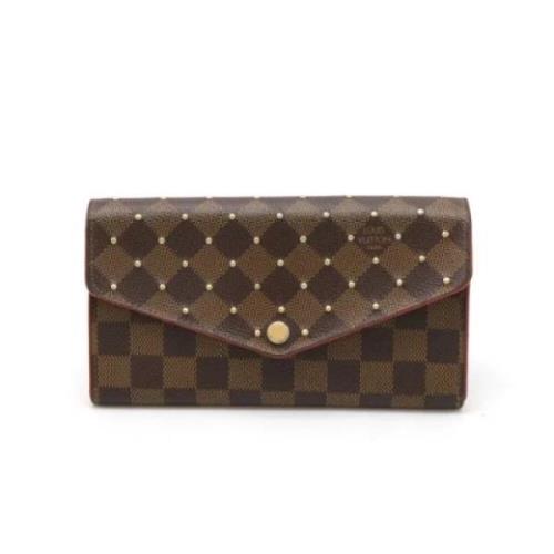 Pre-owned Plastic wallets Louis Vuitton Vintage , Brown , Dames