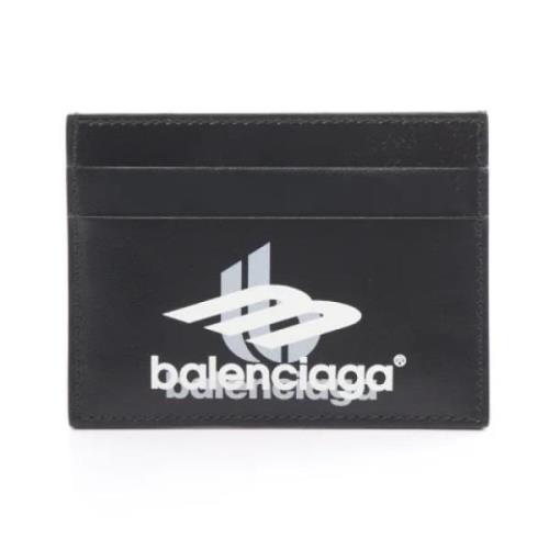 Pre-owned Leather wallets Balenciaga Vintage , Black , Dames