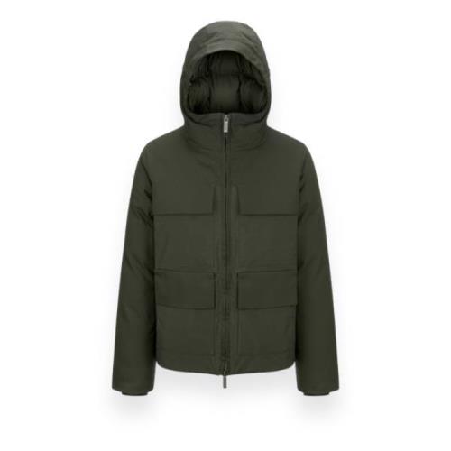 Stijlvolle Hooded Jacket voor mannen K-Way , Green , Heren