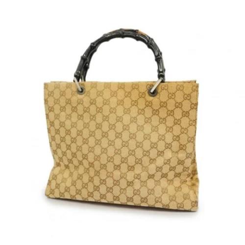 Pre-owned Canvas gucci-bags Gucci Vintage , Brown , Dames