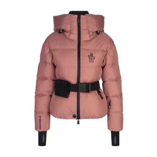 Roze Bouquetin Down Ski Jas Moncler , Pink , Dames