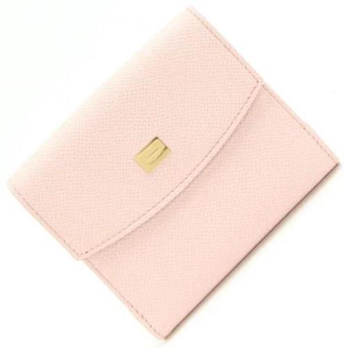 Pre-owned Leather wallets Salvatore Ferragamo Pre-owned , Pink , Dames