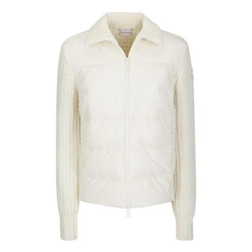 Stijlvolle Cardigan Jeans voor Mannen Moncler , White , Dames