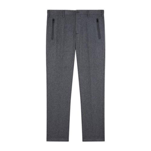 Grijze Chino Broek van Technische Wol Paul & Shark , Gray , Heren