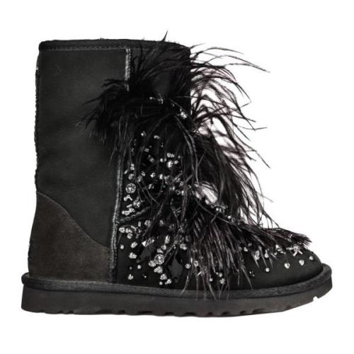 Suède Winterlaarzen met Stenen UGG , Black , Dames