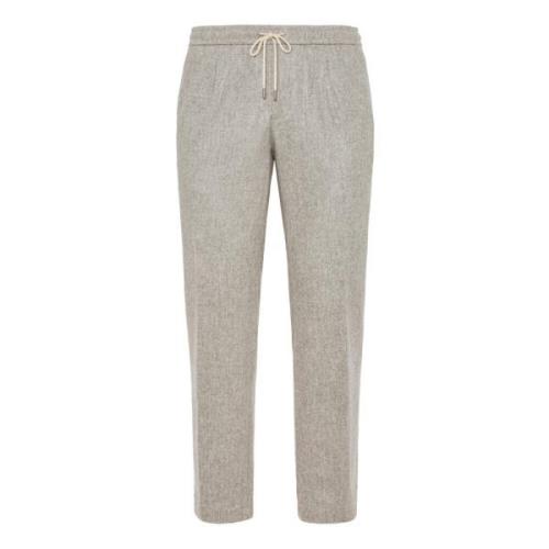 Citybroek in flanel Boggi Milano , Gray , Heren