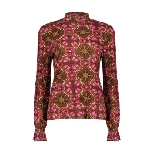 Lange Mouw Top Geisha , Multicolor , Dames