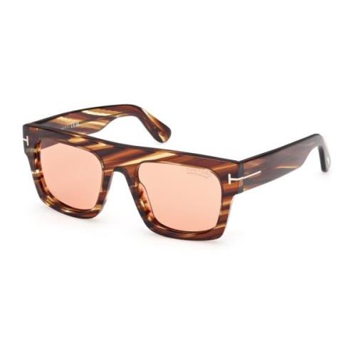 Stijlvolle zonnebril met fotochromatische lens Tom Ford , Brown , Unis...