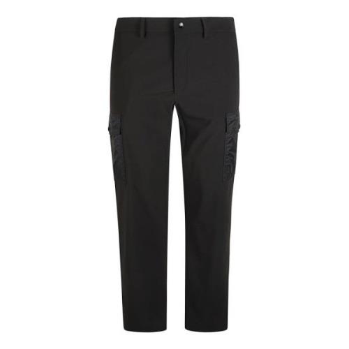 Cargo Broek Regular Fit Moncler , Black , Heren