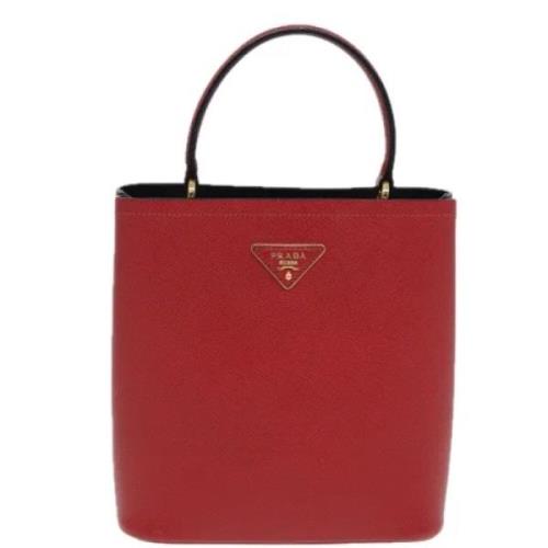 Pre-owned Leather prada-bags Prada Vintage , Red , Dames