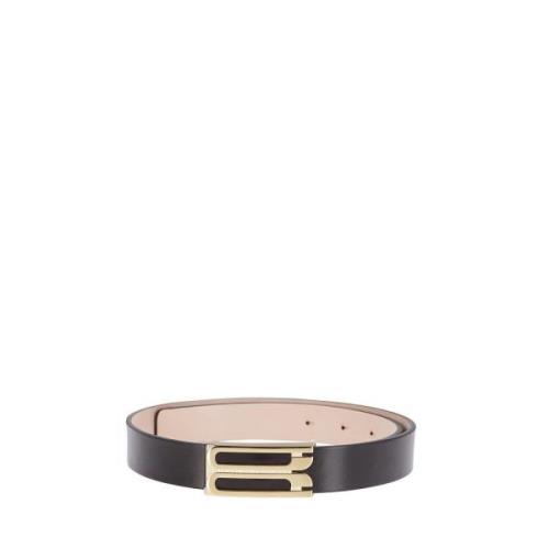 Klassieke Gesp Riem Victoria Beckham , Black , Dames