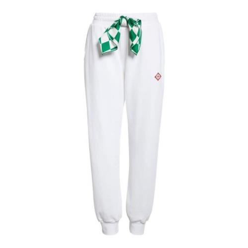 Logo Sweatpants van Katoen Casablanca , White , Dames