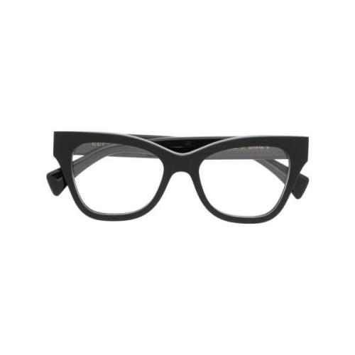 Klassiek Zwart Optisch Montuur Gucci , Black , Dames