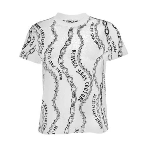 T-shirts en Polos Versace Jeans Couture , White , Dames