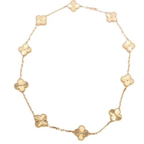 Pre-owned Yellow Gold necklaces Van Cleef & Arpels Pre-owned , Yellow ...