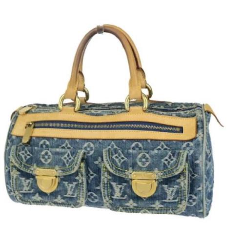 Pre-owned Denim louis-vuitton-bags Louis Vuitton Vintage , Blue , Dame...