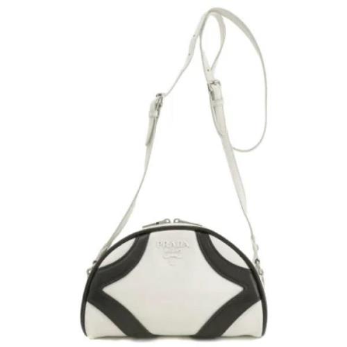 Pre-owned Leather prada-bags Prada Vintage , White , Dames