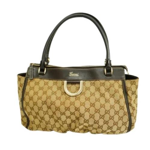 Pre-owned Canvas gucci-bags Gucci Vintage , Brown , Dames