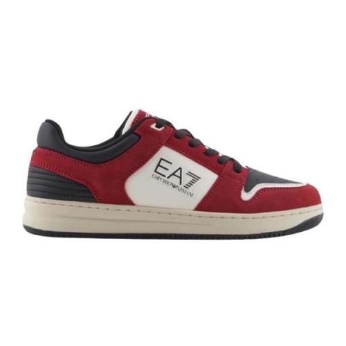 Moderne Multicolor Herensneakers Emporio Armani , Multicolor , Heren