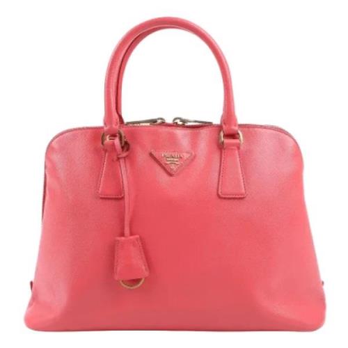 Pre-owned Leather handbags Prada Vintage , Pink , Dames