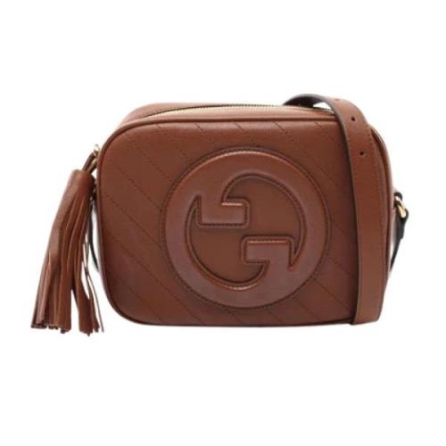 Pre-owned Leather gucci-bags Gucci Vintage , Brown , Dames