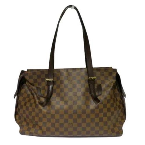 Pre-owned Canvas louis-vuitton-bags Louis Vuitton Vintage , Brown , Da...