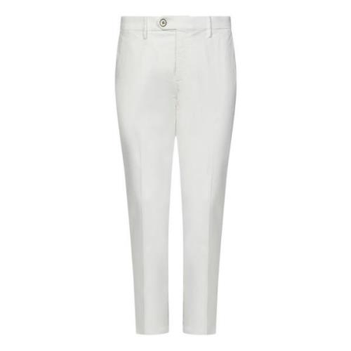 Crème Chino Broek Slim Fit Michael Coal , White , Heren