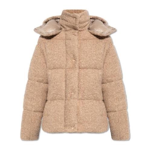 Donsjack Paranas Moncler , Beige , Dames